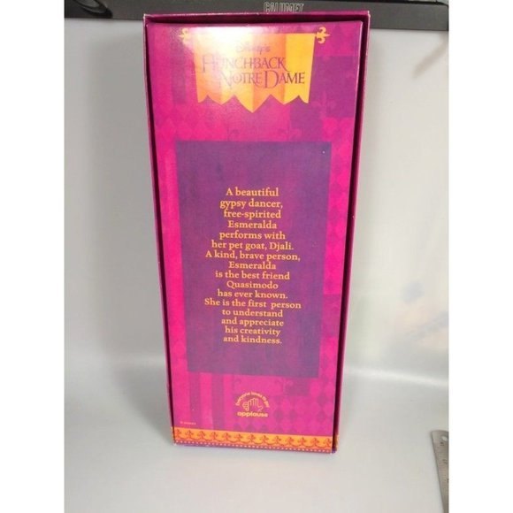 Vintage Disney ESMERALDA Doll Hunchback of Notre Dame Gypsy dancer Quasimodo fri - Picture 4 of 10